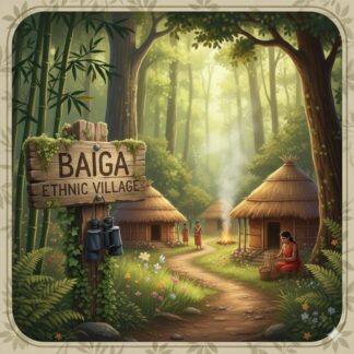 Baiga Ethnic Village Trail<br>-entry from Shivtarai gate